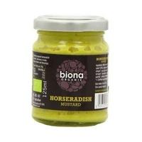 Biona Org Horseradish Mustard 125g (1 x 125g)