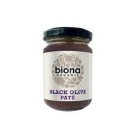 Biona Organic Black Olive Pate 160g (1 x 160g)