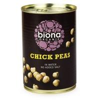 Biona Chickpeas (400g x 6)