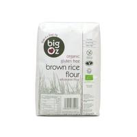 big oz organic brown rice flour 15kg x 4