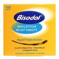 Bisodol Indigestion Relief Tablets 100 tablets