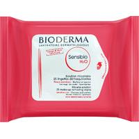 bioderma sensibio h2o micelle solution make up removing wipes 25 wipes