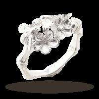 Bill Skinner Bee & Floral Ring - Ring Size Large
