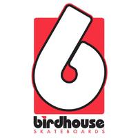 birdhouse b logo 375 skateboard sticker multi
