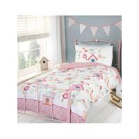 Bird Houses Junior Duvet Cover & Pillowcase Set