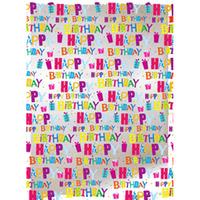 Birthday 24 Sheet Foil Gift Wraps