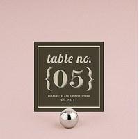 Bistro Bliss Square Table Numbers