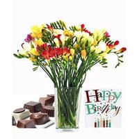 Birthday Freesia Gift