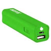 Bitmore Juucee 2600 mAh Ultra-Compact Portable Battery Backup Charger with LED Torch - Green