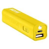Bitmore Juucee 2600 mAh Ultra-Compact Portable Battery Backup Charger with LED Torch - Yellow