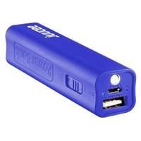 Bitmore Juucee 2600 mAh Ultra Compact Portable Battery Backup Charger with LED Torch - Blue