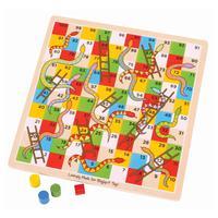 bigjigs traditional snakes and ladders