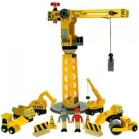 Big Jigs Big Yellow Crane and Construction Set