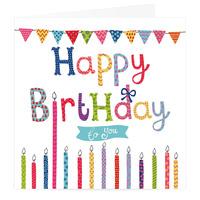 birthday candle card