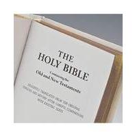 BIBLE WHITE KJV (OLD & NEW TEST)