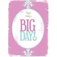 Big Day | Personalised Wedding Card | AF1048