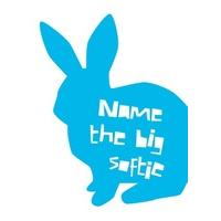 Big Softie Rabbit | Personalised Card