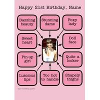 Birthday Goddess | Photo 21st Birthday Card