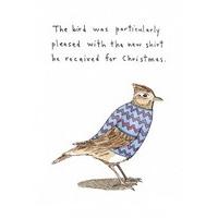 Bird Shirt | Unusual Christmas card |OD1124