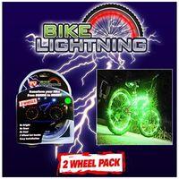 Bike Lightning Wheel Set - Twin - Green