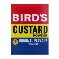 Birds Custard Large Tin Sign