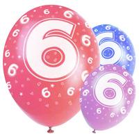 Birthday Latex Party Balloons Age 6