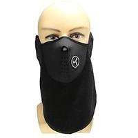 Biker Motorcycle Ski Snowboard Neck Face Mask Facemask BLACK