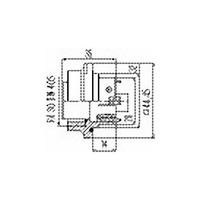 Binder 99-0712-00-05 F Panel Mnt 4+PE Pin with Screw Termination