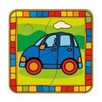 Bino Wooden Puzzle Car