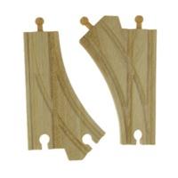 Bigjigs Wooden Railway System - Spare Curved Track