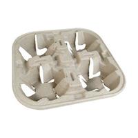 Biodegradable 4-Cup Carrier (Case of 250)