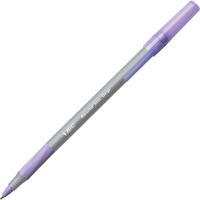 BiC Purple Round Stic Grip Ball Pen (Pack of 40)