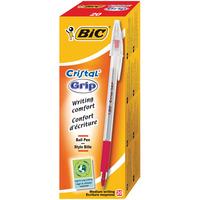 BiC Medium Cristal Pen with Grip Green Pack 20
