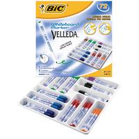 BiC Velleda 1721 White Board Marker Assorted (Pack of 72)