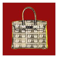 birkin 35cm dollar bill by gil carvalho