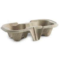 Biodegradable 2-Cup Carrier (Case of 460)