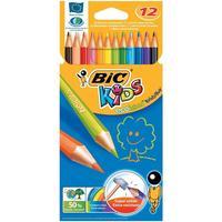 bic kids evolution pencils colour splinter proof wood free vivid assor ...