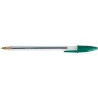 Bic Cristal Medium Ballpoint Pen (Green) - (Pack of 50 Pens)