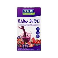 Bioglan Superfoods Raaw Juice Berry Blast Sachets - 7 x 7 g, Blue