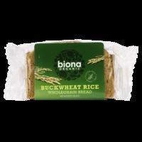 Biona Organic Gluten Free Wholegrain Buckwheat Rice Bread 250g - 250 g