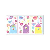 Bird Houses Wall Stickers - 35 pieces