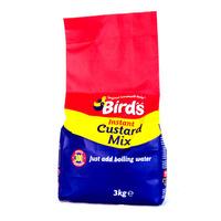 Birds Instant Custard Mix Add Water 3kg