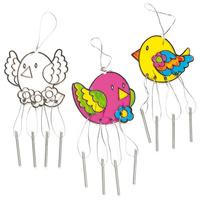 bird suncatcher windchimes pack of 3