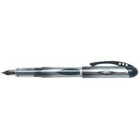 Bic Disposable Fountain Pen with Ink Window & Iridium Nib (Black) Pack of 12