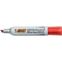 Bic Velleda 1781 Chisel Tip Whiteboard Marker (Red) Pack of 12 Markers