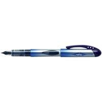 Bic Disposable Fountain Pen with Ink Window & Iridium Nib (Blue) Pack of 12