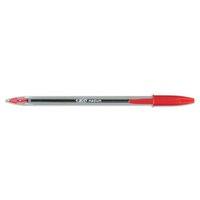 Bic Cristal Medium Ballpoint Pen 1.0mm Tip 0.4mm Line (Red) Pack of 50 Pens