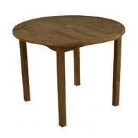 Bistro Round Teak Table