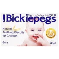 bickiepegs natural teething biscuits for children 38g