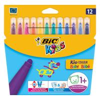 BIC Kids Couleur Baby Felt Pens (Pack of 12)